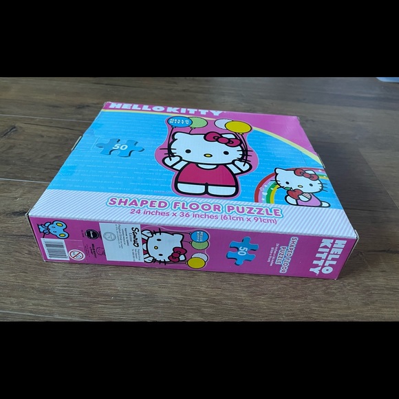 HELLO KITTY-Imported (NWT) GIANT Floor Puzzle-50 Pieces - Picture 4 of 6